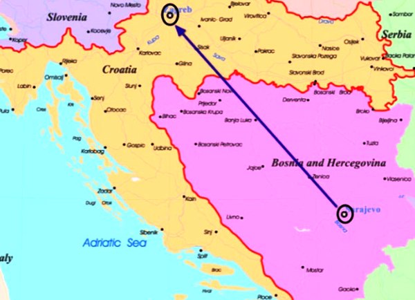 sarajevo zagreb