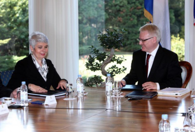 Jadranka Kosor i Ivo Josipovic