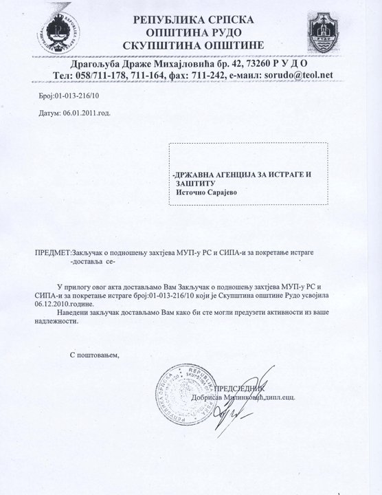 Dokument -mup rs - sipa