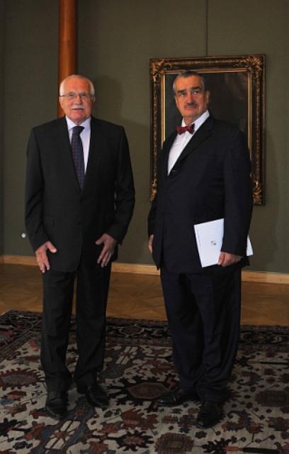 Vaclav Klaus i Karel &Scaron;varcenberg