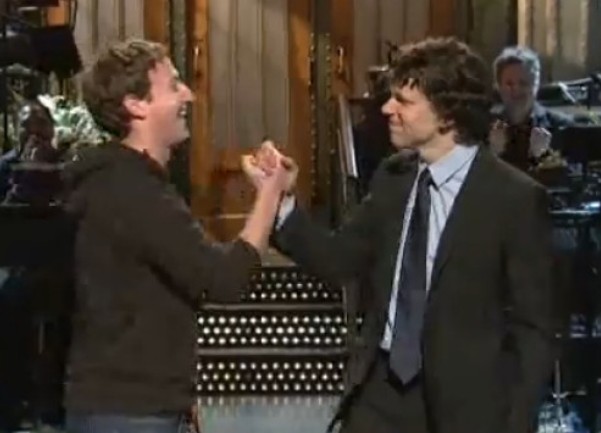 Mark Zuckerberg i Jesse Eisenberg