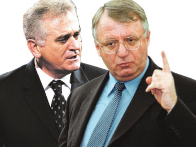 Vojislav Šešelj i Tomislav Nikolić - ilustracija Vojislav Šešelj i Tomislav Nikolić - ilustracija