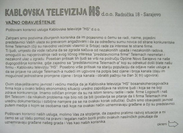 Saop&scaron;tenje HS