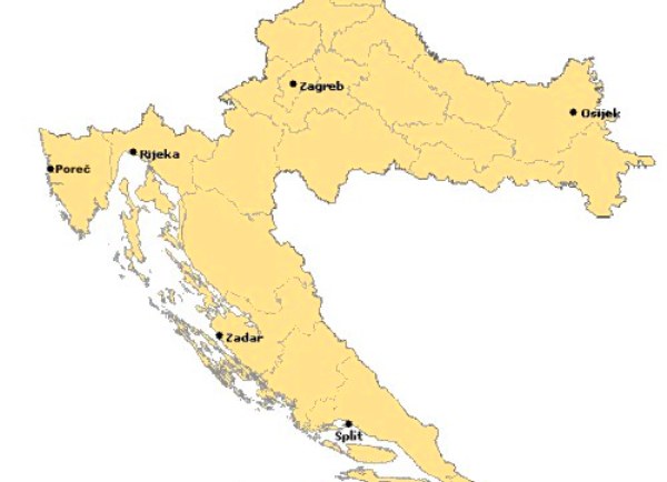 hrvatska mapa