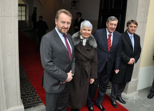 Jadranka Kosor i članovi Predsjedni&scaron;tva BiH u Zagrebu