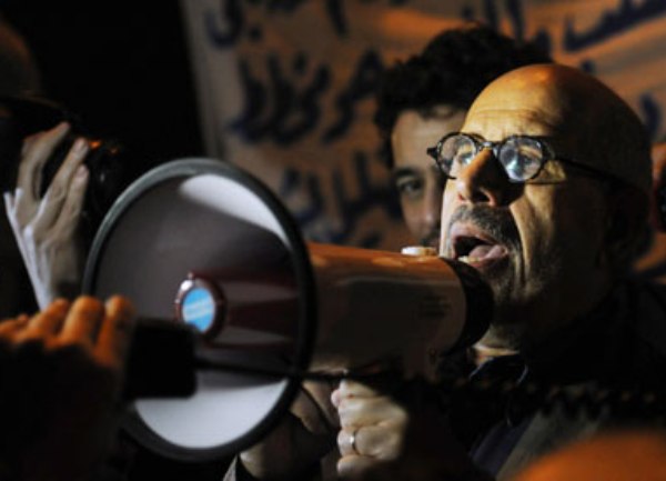 Mohamed El Baradej na protestima u Egiptu