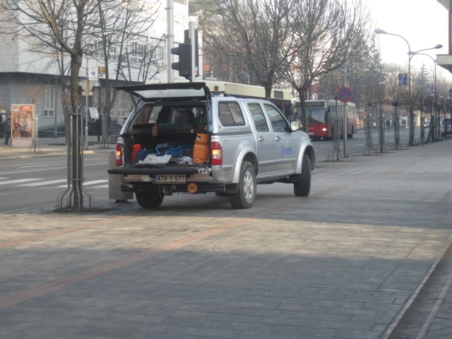 Parkiranje na Trgu Krajine