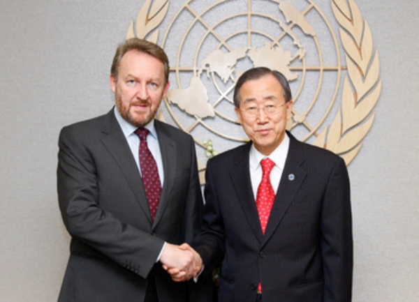 Bakir Izetbegović i Ban ki Mun / foto: UN
