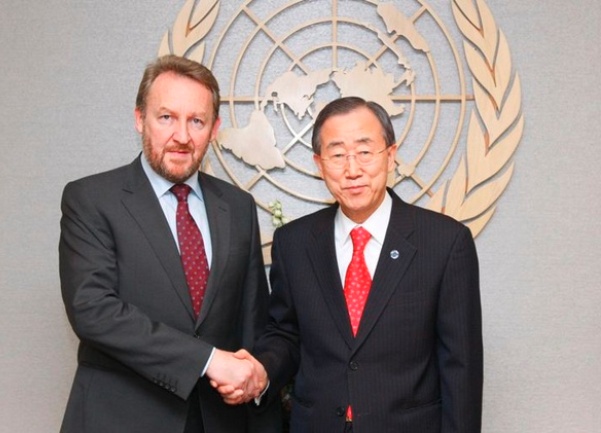 Bakir Izetbegović i Ban Ki-moon u New Yorku Bakir Izetbegović i Ban Ki-moon u New Yorku