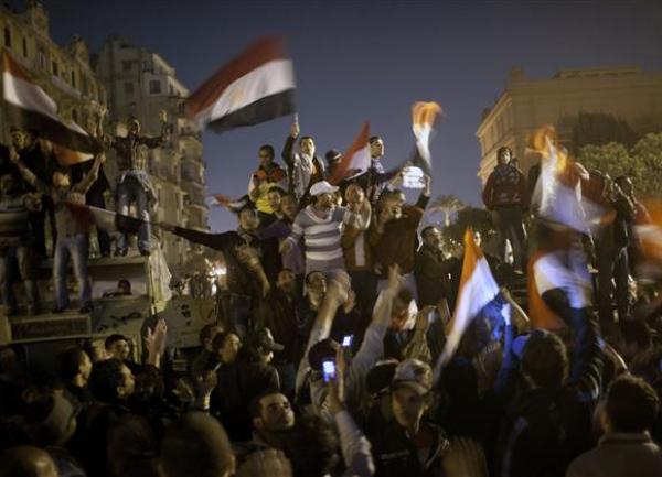 Egipat slavlje nakon odlaska Mubaraka