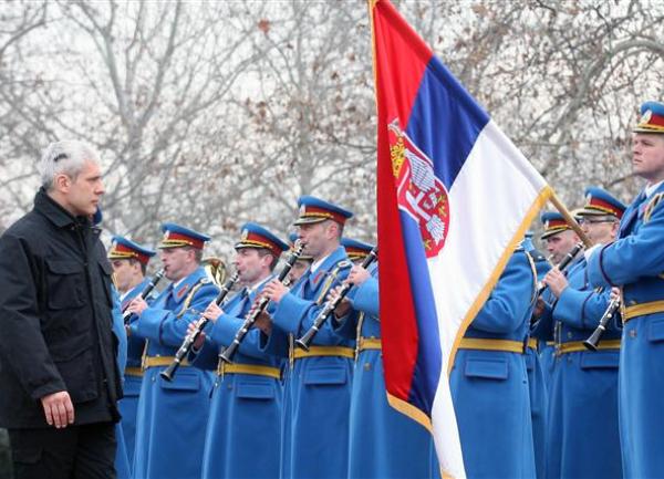Boris Tadić na vježbi Vojske Srbije / foto: Tanjug