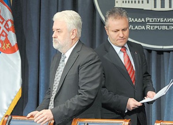 Mirko Cvetković i Mlađan Dinkić