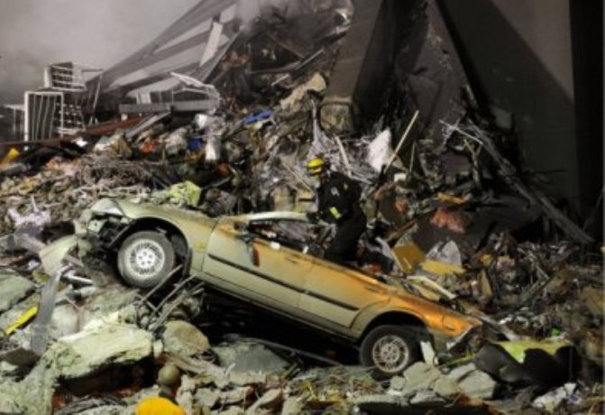 rusevine nakon zemljotresa - novi zeland rusevine nakon zemljotresa - novi zeland