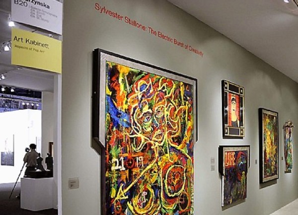 Silvester Stalone slikar