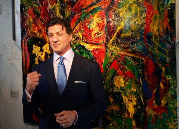 Silvester Stalone slikar