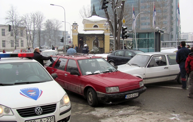 Lancani sudar pred Vladom - BL