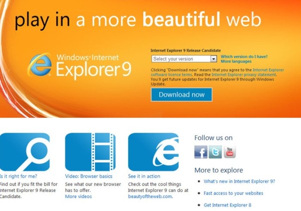 Windows Internet Explorer 9