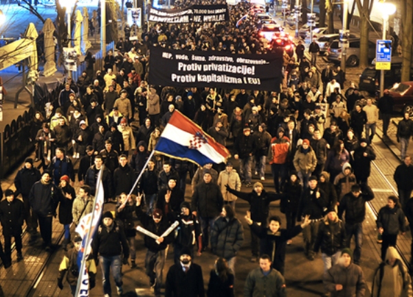 protesti u Zagrebu