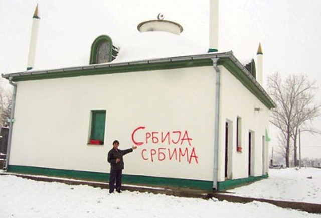 Skrnavljenje dzamije u Sabcu