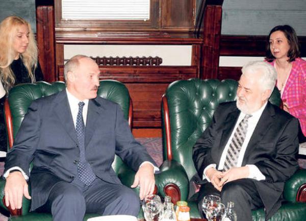 Aleksandar Luka&scaron;enko sa Mirkom Cvetkovićem