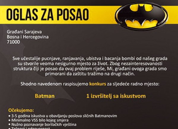 batman sarajevo batman sarajevo