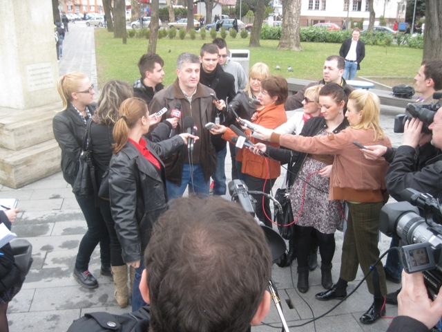 Najava protesta u BL