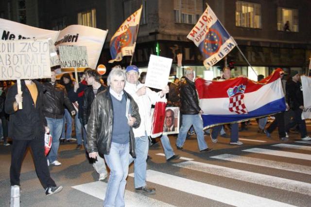 protesti u Hrvatskoj - 17.3