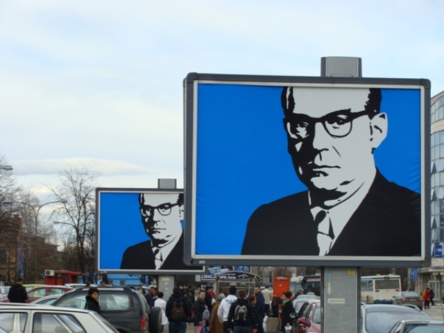 Bilbordi sa likom Andrića