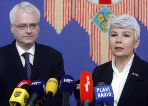 Ivo Josipović i Jadranka Kosor