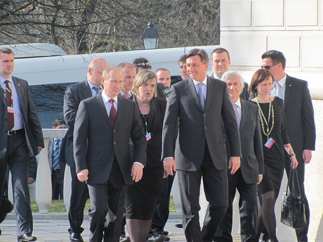 Vladimir Putin u Sloveniji