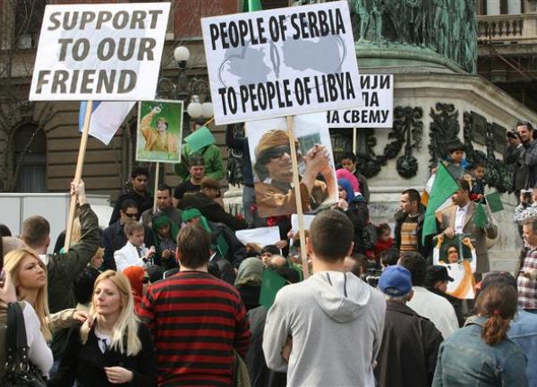 Podr&scaron;ka Gadafiju u Beogradu / foto: Tanjug