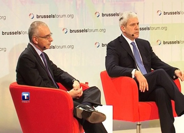 Boris Tadić na forumu u Briselu