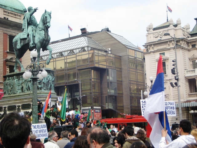 podr&scaron;ka gadafiju u Beogradu