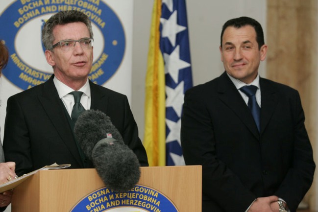 Thomas de Maiziere u posjeti BiH