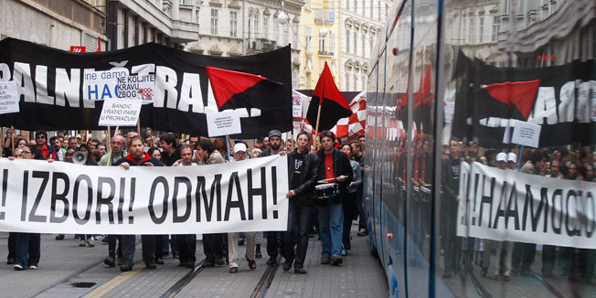 Protesti u Zagrebu