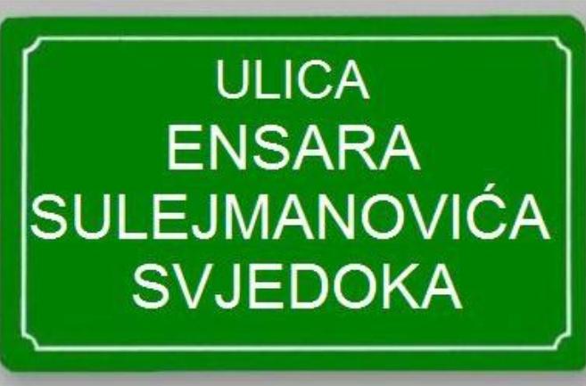 Ulica Ensara Sulejmanovića Svjedoka
