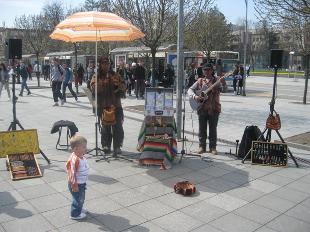 Ulični svirači u Banjaluci