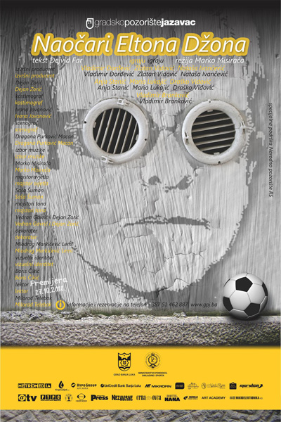 Naočari Eltona Džona teatra Jazavac