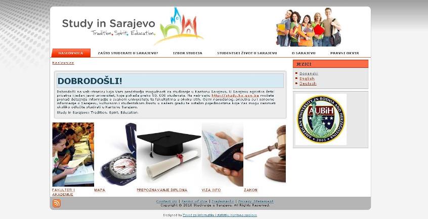 WEB-STRANICA NAMIJENJENA STUDENTIMA