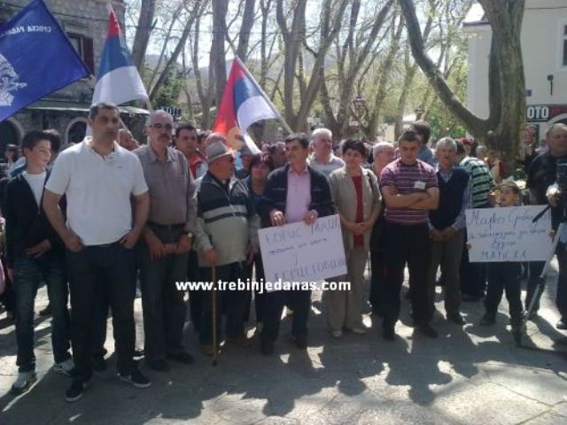 Miting podr&scaron;ke Vučureviću u Trebinju