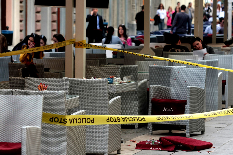 Enes Kurtović izboden u ba&scaron;ti kafića/ Foto: DEPO