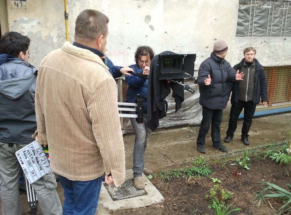 Na snimanju filma 'Akumulator'