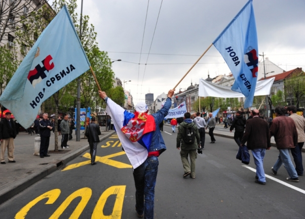 miting opozicije u Beogradu