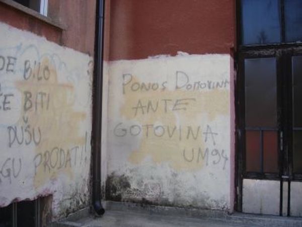 Grafiti u Livnu/ Foto: Livno-online.com