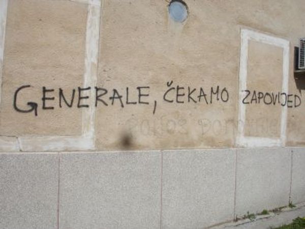 Grafiti u Livnu/ Foto: Livno-online.com