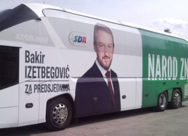 predizborna kampanja SDA (FOTO/Euroblic: S. Pa&scaron;alić)