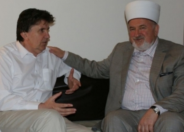 Ejup Ganić i reis Mustafa ef. Cerić