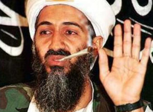 Osama bin Laden pu&scaron;i joint
