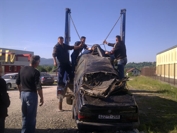 Saobraćajna nesreća u Prnjavoru/FOTO:PRNJAVOR.INFO