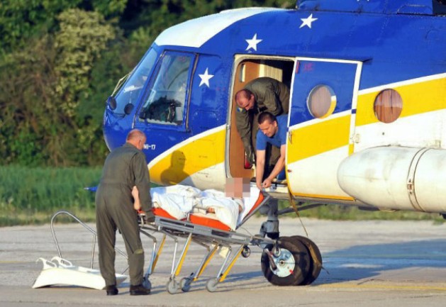 Pacijent Slavko Ba&scaron;ić iz Posu&scaron;ja ispao bolničarima iz helikoptera/ Foto: Dnevnik.hr